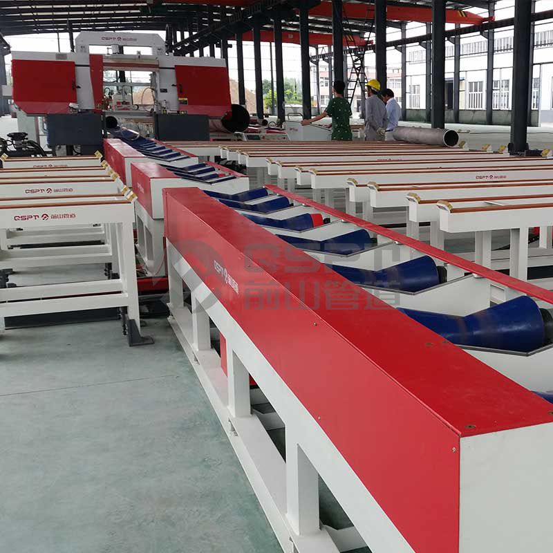 Pipe longitudinal Roller Conveying System (for Band Saw Machine)